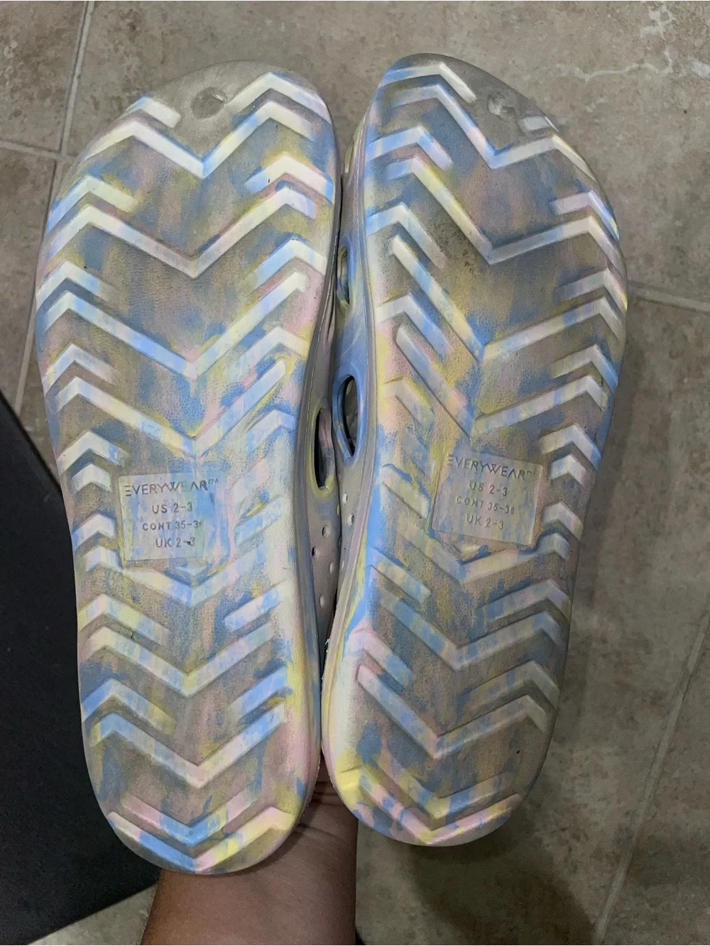 Kids Iridescent Slip-On water shoes- Multi color